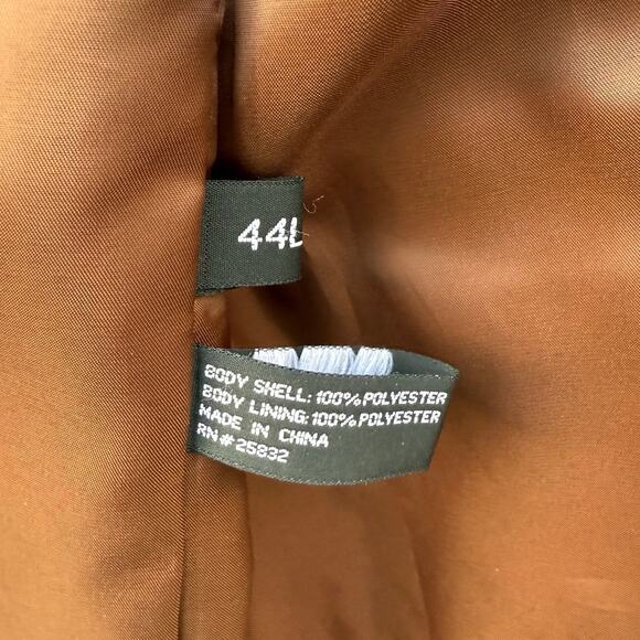 Circle S Dallas Texas Western Brown Faux suede Mens Jacket Sport Coat Blazer 44L - Picture 7 of 8